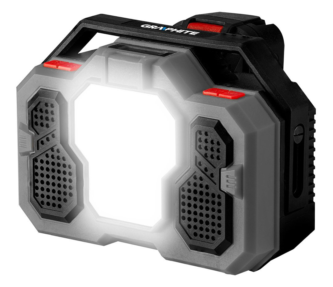 GRAPHITE RADIO AKUMULATOROWO-SIECIOWE ENERGY+ 18V LI-LON – BEZ AKUMULATORA