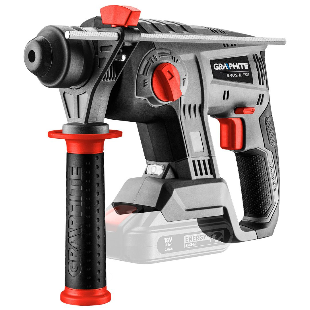 MŁOTOWIERTARKA MŁOT BEZSZCZOTKOWA UDAROWA SDS PLUS 18V GRAPHITE 58G027